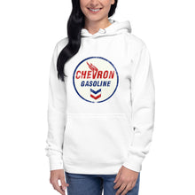 Load image into Gallery viewer, &quot;Chevron Gasoline Oil Sign&quot; Women&#39;s Hoodie
