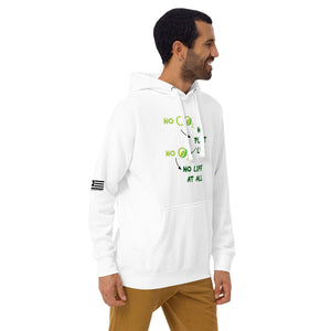 No CO2 No Plant Life No O2 No Life At All Men's Hoodie