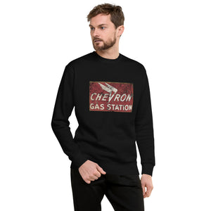 "Chevron Gasoline Station" Men's Sweatshirt