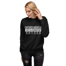 Load image into Gallery viewer, Captured American Lives Matter Women&#39;s Sweatshirt
