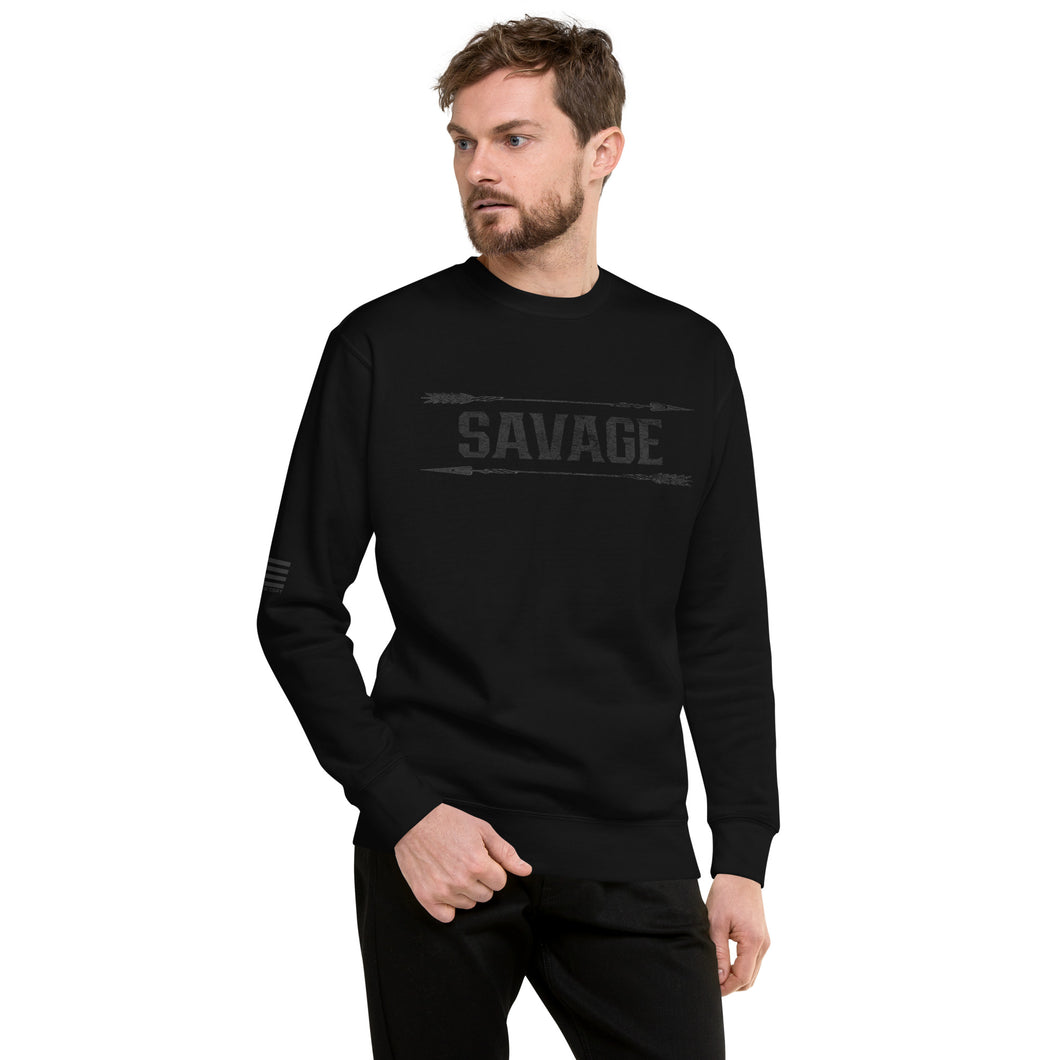 SAVAGE with Arrows Men's Sweatshirt
