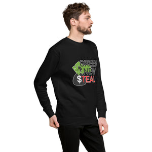 Green New Steal Men's Sweatshirt