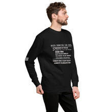 Load image into Gallery viewer, When Mankind Can Control  Men&#39;s Sweatshirt
