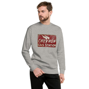 "Chevron Gasoline Station" Men's Sweatshirt