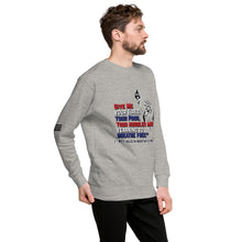 Load image into Gallery viewer, Give Me Your Tired But Not in Martha&#39;s Vineyard Men&#39;s Sweatshirt
