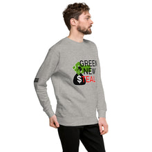 Load image into Gallery viewer, Green New Steal Men&#39;s Sweatshirt

