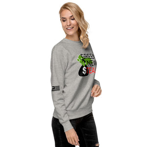 Green New Steal Women's Sweatshirt