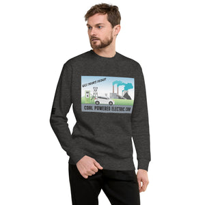 Coal Powered Electric Car Men's Sweatshirt