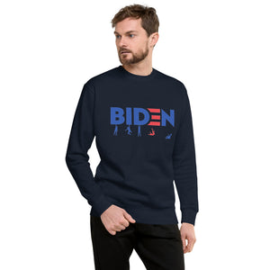 "BIDEN Leaving Americans Behind" Men's Sweatshirt