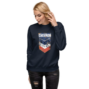 "Chevron Oil Shield" Women's Sweatshirt