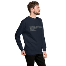 Load image into Gallery viewer, Build Nuclear. Frack. Drill. Men&#39;s Sweatshirt
