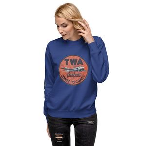 TWA Fastest Coast to Coast Women's Sweatshirt