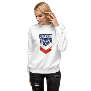 "Chevron Oil Shield" Women's Sweatshirt