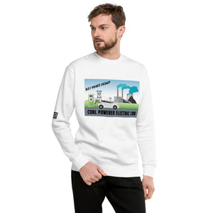 Coal Powered Electric Car Men's Sweatshirt