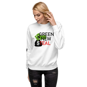Green New Steal Women's Sweatshirt