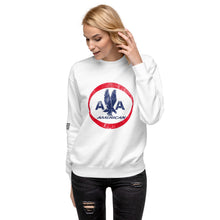 Load image into Gallery viewer, American Airlines Distressed Logo Women&#39;s Sweatshirt
