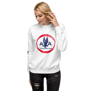 American Airlines Distressed Logo Women's Sweatshirt