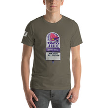 Load image into Gallery viewer, Taco Jill Now Hiring Men&#39;s T-shirt
