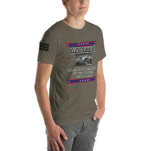 Wanted Threats to Democracy Bitter Clingers Deplorables Men's T-shirt