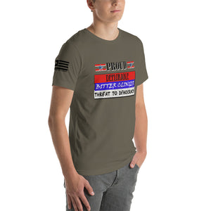 Proud Deplorable Bitter Clinger Threat to Democracy Men's T-shirt