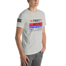 Load image into Gallery viewer, Proud Deplorable Bitter Clinger Threat to Democracy Men&#39;s T-shirt
