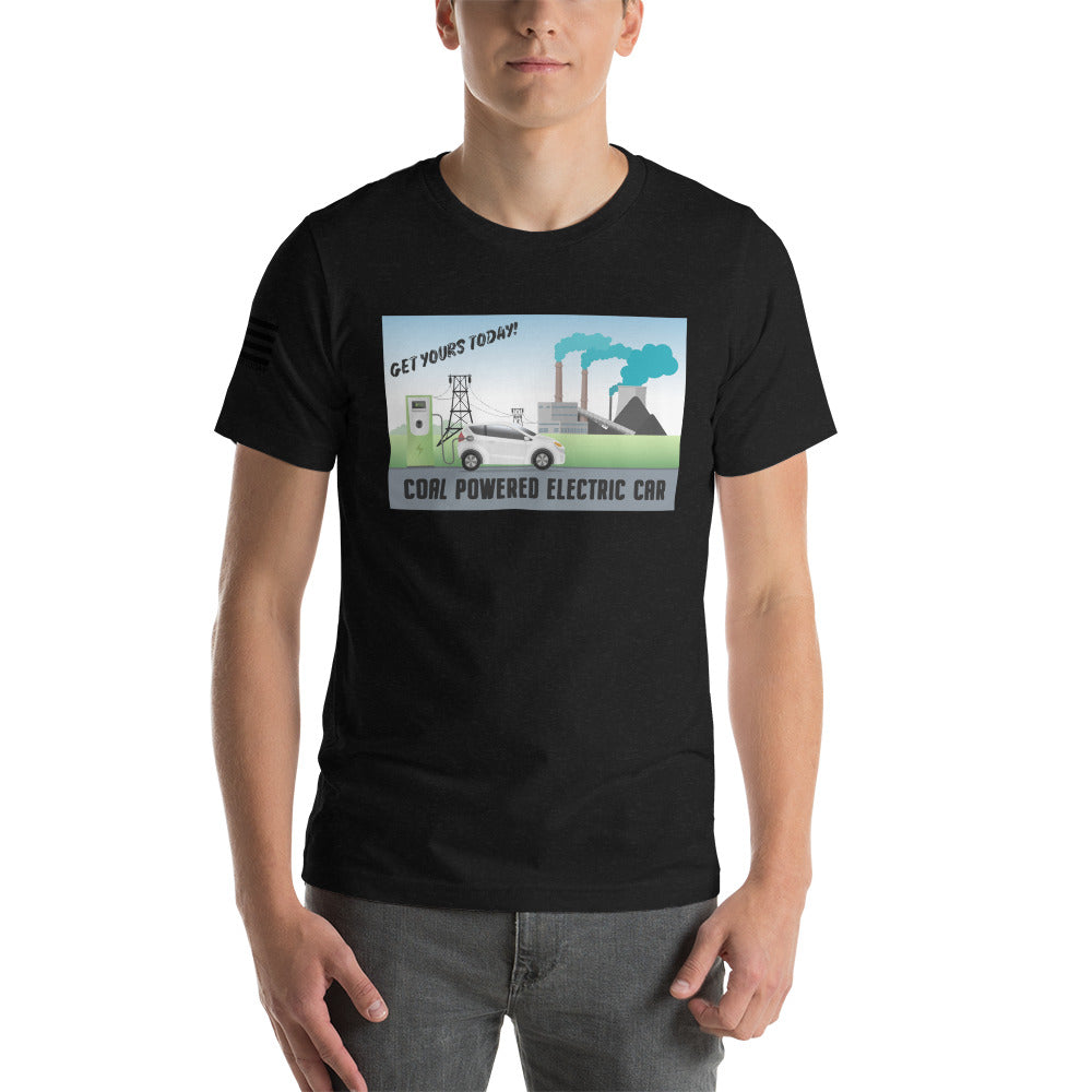 Coal Powered Electric Car Men's t-shirt