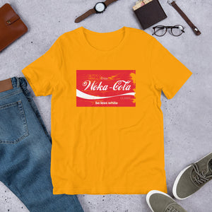 "Woka-Cola" Distressed Text Short-Sleeve Men's T-Shirt