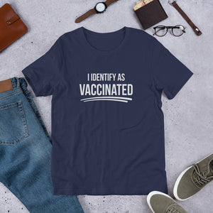"I Identify as Vaccinated" Men's T-Shirt