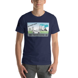 Coal Powered Electric Car Men's t-shirt