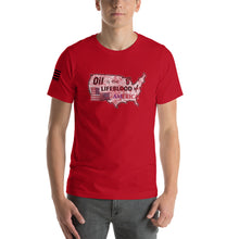 Load image into Gallery viewer, Oil Is The Lifeblood of America Men&#39;s t-shirt
