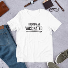 Load image into Gallery viewer, &quot;I Identify as Vaccinated&quot; Men&#39;s T-Shirt
