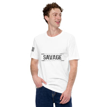 Load image into Gallery viewer, SAVAGE with Arrows Men&#39;s T-shirt
