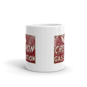 "Chevron Gasoline Station" Mug