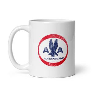 American Airlines Distressed Logo Mug