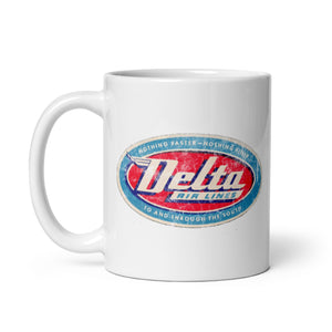 Delta Airlines Distressed Mug