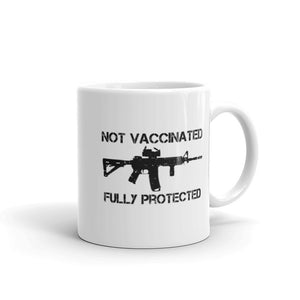 "Not Vaccinated Fully Protected" Mug