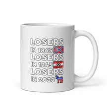 Load image into Gallery viewer, Losers in 1865 Losers in 1945 Losers in 2022 Mug
