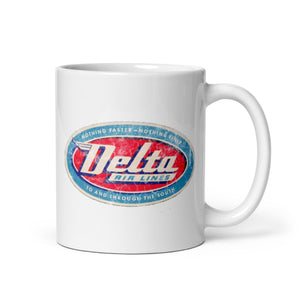 Delta Airlines Distressed Mug