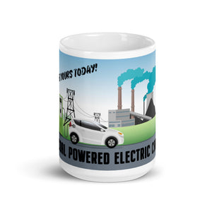 Coal Powered Electric Car Mug