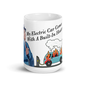 My Electric Car Comes With A Built-In Heater Mug