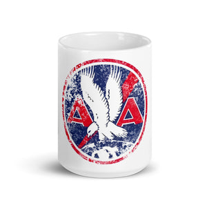 American Airlines Distressed Mug