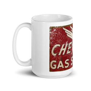 "Chevron Gasoline Station" Mug