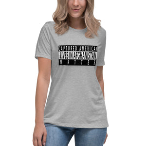 "Captured American Lives Matter" Women's Fashion Fit T-Shirt