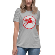 Load image into Gallery viewer, &quot;Mobile Pegasus oil Sign&quot; short sleeve Women&#39;s Fashion Fit T-Shirt
