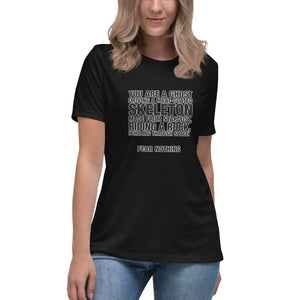 "You Are A Ghost" short sleeve Women's Fashion Fit T-Shirt