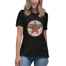 Load image into Gallery viewer, &quot;Texaco Oil Sign&quot; short sleeve Women&#39;s Fashion Fit T-Shirt
