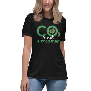 CO2 Is Not A Pollutant Short Sleeve Women's Fashion Fit T-Shirt