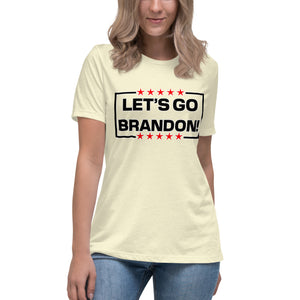 "Let's Go Brandon" Women's Fashion Fit T-Shirt
