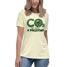 Load image into Gallery viewer, CO2 Is Not A Pollutant Short Sleeve Women&#39;s Fashion Fit T-Shirt
