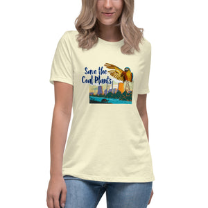 Save the Coal Plants Short Sleeve Women's Fashion Fit T-Shirt